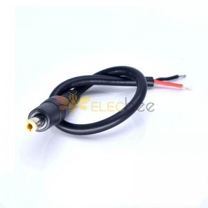 DC5.5 * 2.1mm Cable de alimentación de CC 0.75mm2 Cable de un solo extremo 25cm DC5.5 * 2.1mm Conector macho