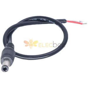 Longitud del cable 0.3mm2 los 30cm del conector macho DC5.5*2.5mm DC