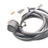 Electric Car Charging Cable GB/T 20234.2 Plug for Vehicle Side with Open end Cable 5meter length 63A