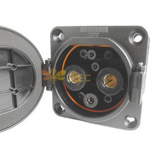 Carregador EV DC GB/T20234 9 pinos Tomada lateral do veículo Conector de carregamento EV