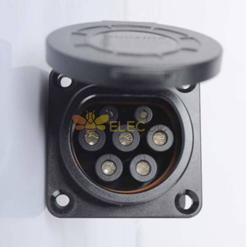 GB/T EV Charger GB/T20234 7 Pin Socket for Station AC 16A/32A Charging Connector  three-phase(3-phase)