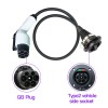 EV Fast Charging Adapter GBT Plug to IEC 62196-3 Socket 32A 250V with 1M Cable IP65