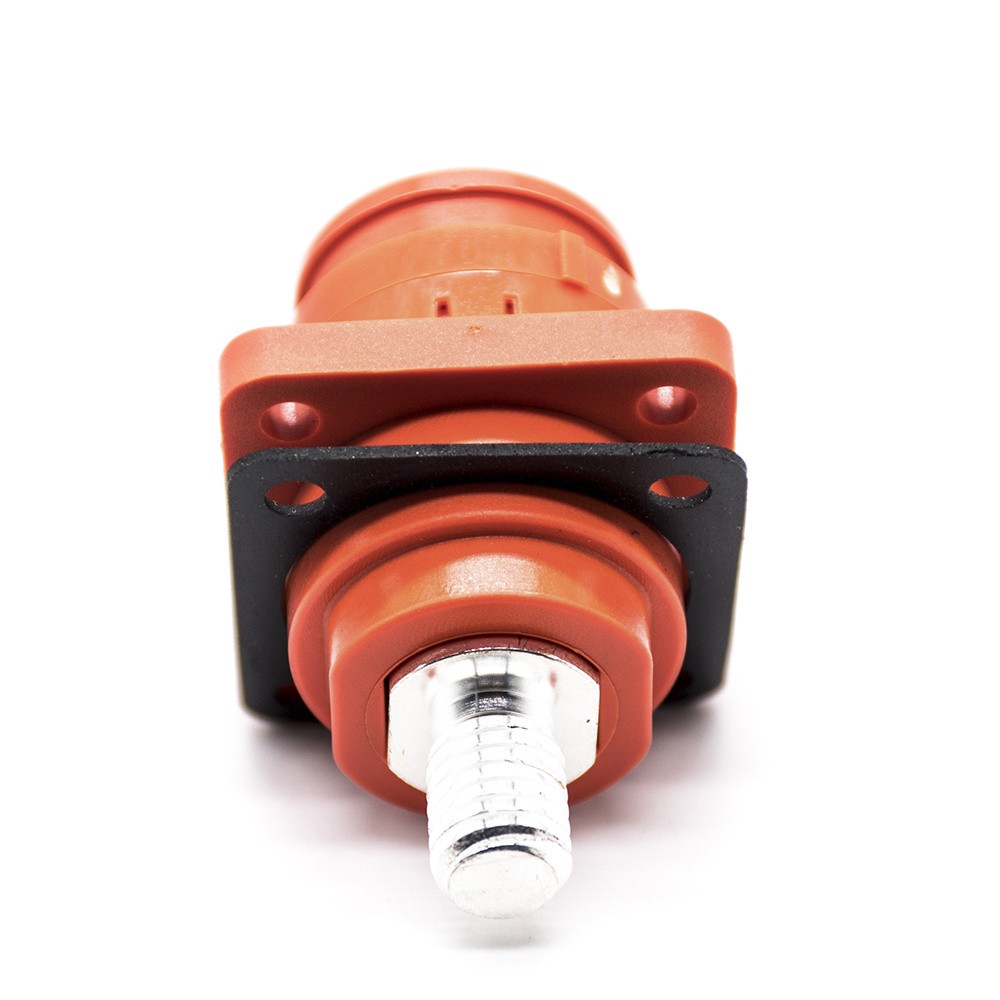 Surlok 母头直型储能电池连接器 8mm IS IP67 橙色