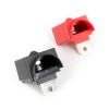 Panel Mount 250A Black and Red High Current Copper Terminal Straight Red