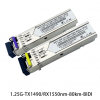 interfaccia LC del ricetrasmettitore della fibra 10G SFP+ BIDI SMF TX1490/RX1550 80KM DDM
