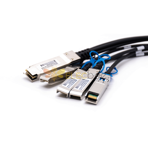 QSFP28-4SFP25G-CU1M 100G QSFP28 QSFP28 - 4SFP28 MMF Optik Alıcı Modülü