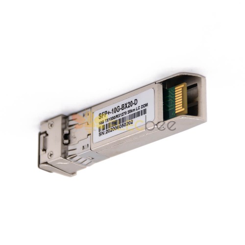 SFP+-10G-BX20-D光模块SFP+万兆单纤单模LC接口波长T1330/R1270传输20km