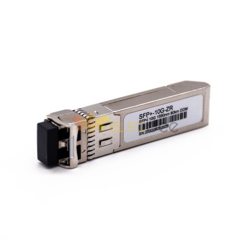 SFP+-10G-ZR 10G SFP+ 1550nm 80km DOM Duplex LC SMF Módulo Transceptor Óptico