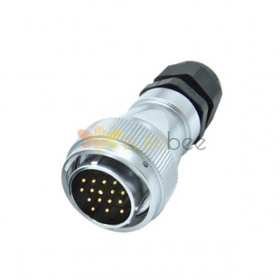 16 Pin Connector Types RA28 PG Waterproof Aviation Industry Male Plug