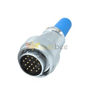 18 Pin Aviation Plug Industry Straight RA28 Cable Sheath Male Connector