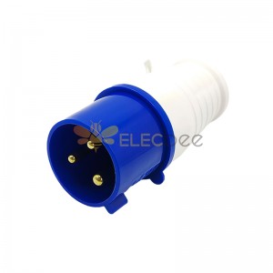 防水工業連接器 插頭 3芯 32A 220V-250V 2P+E 6h IP44