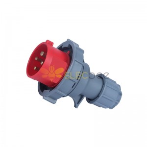 防水工業連接器 插座 5芯 32A 380-415V 3P+E+N IP67