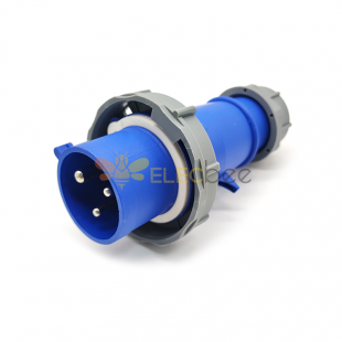 中東歐/ IEC插頭藍色3芯防水工業插頭
