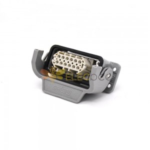 Conector de energia resistente H10A M25 Bulkhead montagem 12Pin Prata Plating Macho Butt-Joint Feminino