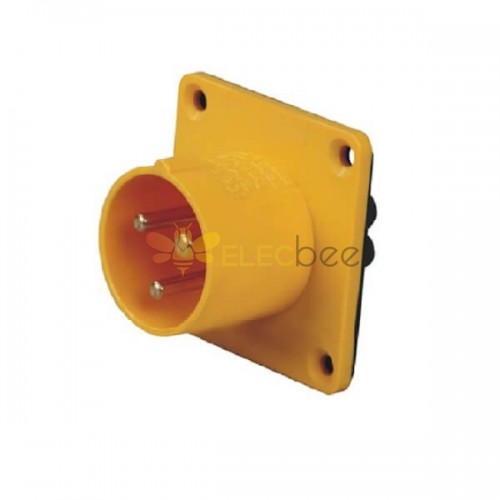 China CEE 16A 32A IP67 Panle Mounted Inlet factory and manufacturers