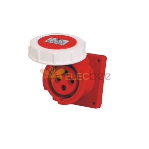 4pin IEC60309 Receptacle 16A 380V-415V IP67 CEE Industrial Female Socket