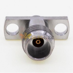 Bulkhead Flange 0.3mm / .012″ Pin 2.4mm Female Connector, 14 x 4.8mm / 0.55 x 0.19inch