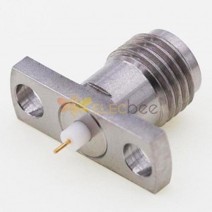 Conector roscado de 2,4 mm, conector de brida de 14 x 4,8 mm / 0,55 x 0,19 pulg. Clavija de 0,3 mm / 0,012″