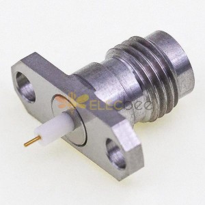 Conector roscado de 2,4 mm, brida de 15,8 x 5,7 mm / 0,625 x 0,223 pulgadas Pasador de 0,3 mm / 0,012″