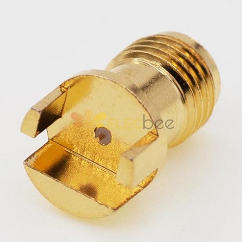 Conector PCB hembra de 2,92 mm, conector de brida de Φ7,5 mm / 0,295″, clavija de Φ0,3 mm / 0,012″