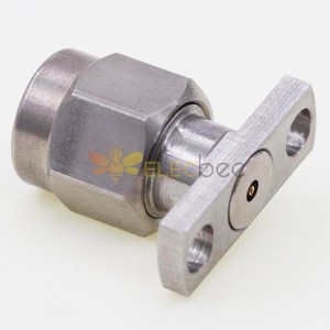 2.92mm Male RF Connector 12.7 x 4.8mm / 0.50 x 0.19inch Flange for 0.38mm / .015″ Pin