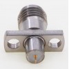 SMA Female Connector, 12.7 x 4.8mm / 0.500 x 0.190inch Flange, 0.8mm Vertical Flat Pin