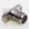 Conector hembra SMA, contacto cilíndrico con brida de 15,8 x 5,7 mm, pin plano horizontal de 1 mm