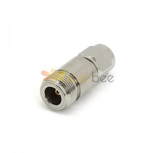 N Female To TNC Male Rf Coax Connector 18Ghz Stainless Steel Adapter