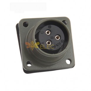 MS3102A16-10S Industrial 16-10 Contact Arrangement Panel Mount MS5015 Series 3 Pin Female Connector 5pcs