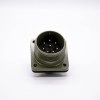 Круглый разъем MS 5015, размер 20, прямой 8-контактный квадратный фланец, штекер, гнездо, штекер plug-socket