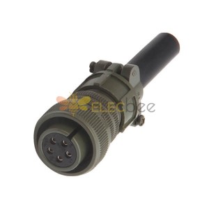 MS3106A22-12S Straight Plug 5 Contacts Solder Socket Threaded 22-12 5015 Connettore Militare