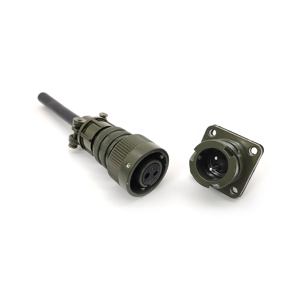 軍用仕様コネクタ バヨネット シリーズ 3106A12S-3 3102A12S-3 Male and female 2 Pin Military Connector