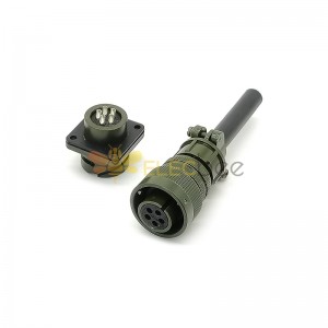 Conectores de especificação militar Série baioneta 3106A14S-5 3102A14S-5 Conector militar de 5 pinos macho e fêmea