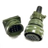 ミリタリー スペック コネクタ バヨネット シリーズ MS3106A22-20 MS3102A22-20 Male and female 9Pin Military Connector