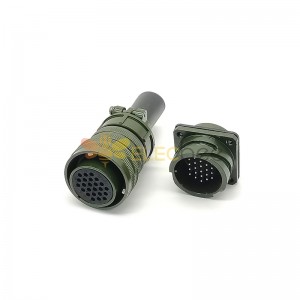 موصلات المواصفات العسكرية Bayonet Series MS3106A24-28 MS3102A24-28 ذكر وأنثى موصل عسكري 24Pin