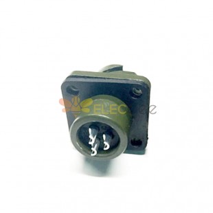 5015卡扣系列MS3102A10SL-3 3芯卡口方形插座VG95234圓形連接器