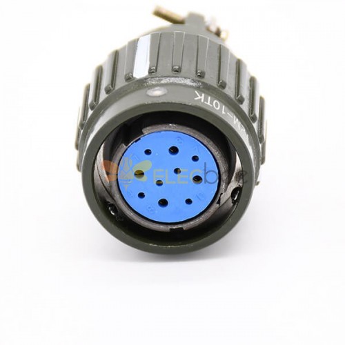 Metal Y2M-10TK Female 10 Pin Aviation Circular Connector