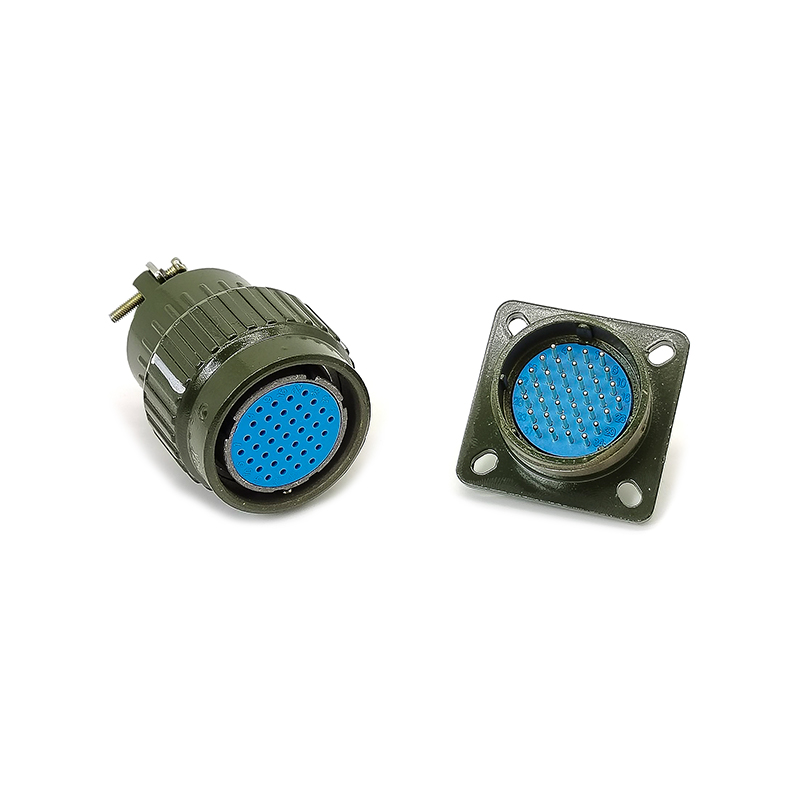 Y2M-37TK 37 Pins Circular Connector Army Green Aviation Plug Socket YP28 Y28M