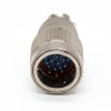 10 Pin Connector Female Butt-jiont Male Y27G Plug&Socket 4 Hole-Flange Admiralty Metal Solder cup Bayonet Coupling Straight