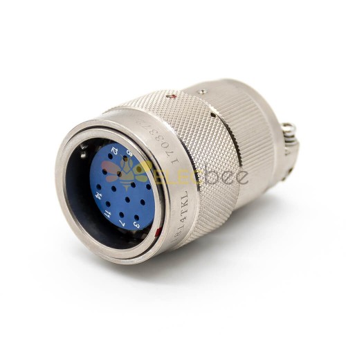 Male Female Connectors Y27F Plug&Socket 4Pin 18 Shell Size Panel Mount/cable Solder cup Straight Bayonet Coupling Male Socket