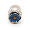 1 Pin Connector Y50DX Straight B ayonet Coupling Solder Panel Mount Nickel Plating Male Butt-Joint Female Female Plug