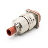 1 Pin Connector Y50DX Straight B ayonet Coupling Solder Panel Mount Nickel Plating Male Butt-Joint Female Plug+Socket