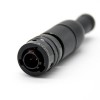 2 Pin Connettore circolare Straight Bayonet Coupling 08 Shell Size Cavo Solder Maschio Butt-Joint Female Y50X Connettore
