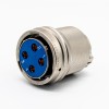 4 Pin Plug And Socket 22 Shell Size Female Butt-jiont Male Y50X Bayonet Coupling Solder cup cable Aluminum alloy Connector Plug+Socket