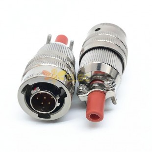 Y50X-0807TJ2 7针公插头铝合金8外壳尺寸焊接卡口耦合电缆连接器