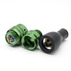 Electrical Circular Connectors Y50X Male Butt-Joint Female 3 Pin Straight Bayonet Coupling Cable Solder Cup Plug+Socket