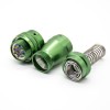 Y50X Connector 7 Pin Canata Aplug-instraight Bayonet Coupling Solder Spring Aluminum Alloy