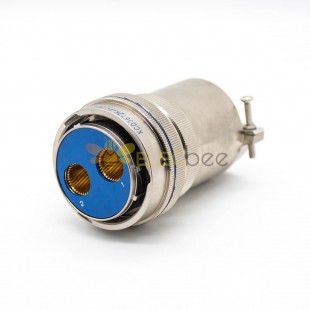 XCD 36 Shell 2Pin Bayonet Coupling Cable Plug Cup 4 Hole Flange Male Butt-Joint Hembra Conector hembra Enchufe hembra