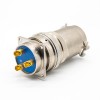 XCD Circular Electrical Connector 36 Shell 3Pin Bayonet Coupling Plug Solder Socket Solder Cup Straight Male Butt-Joint Female plug+socket