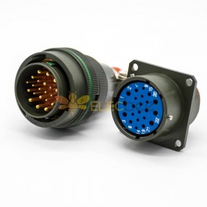XCE Electric Connector 22Pin Bayonet Coupling Plug Cable Solder Socket Panel Mount Solder Cup Male Butt-Joint Female 27 Shell fiş+soket
